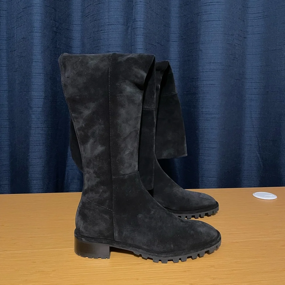 Stuart Weitzman Amber Ober The Knee Suede Boots